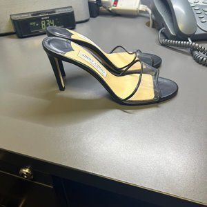 Jimmy Choo Stacy Leather Black Mule